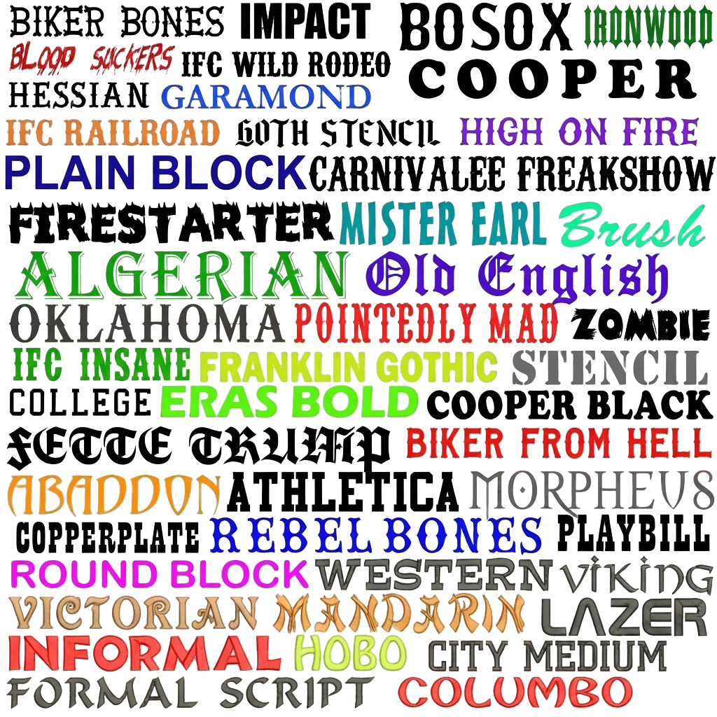 fonts png
